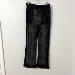 Victoria's Secret M Pants Black Lace Mesh Lightweight Layering Fairycore Grunge‎